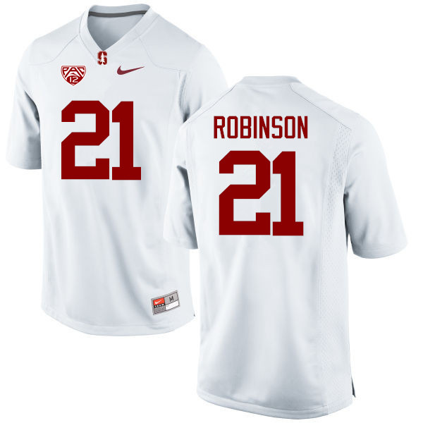 Men Stanford Cardinal #21 Curtis Robinson College Football Jerseys Sale-White - Click Image to Close